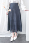 Geometry 浪漫幾何通花層次傘形長裙, Skirt/ SK8776 （navy sold out)