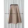 Beige 車線裝飾鈕扣大口袋挺身傘裙, Skirt/ SK8779