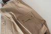 Beige 車線裝飾鈕扣大口袋挺身傘裙, Skirt/ SK8779
