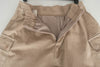 Beige 車線裝飾鈕扣大口袋挺身傘裙, Skirt/ SK8779
