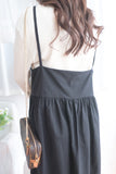 Lace Vest 黑色民族花邊連衣吊帶裙, Dress/ DS9408 (可連外套一set買$299)