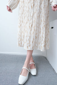 【現貨限量回歸 】Firework 花火線條幾何印花防皺百褶連身裙, Dress/ DS9429