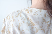 【現貨限量回歸 】Firework 花火線條幾何印花防皺百褶連身裙, Dress/ DS9429