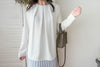 Chiffon 三色領口車褶雪紡上衣, Blouse/ BU8995