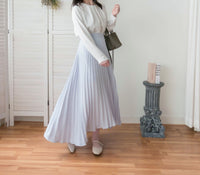 Chiffon 三色領口車褶雪紡上衣, Blouse/ BU8995