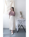 Chiffon 三色領口車褶雪紡上衣, Blouse/ BU8995