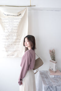Chiffon 三色領口車褶雪紡上衣, Blouse/ BU8995