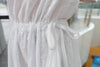 ( 精緻通花 ) 輕盈白色繡通花側蝴蝶連身裙, Dress/ DS9443