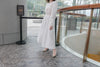 ( 精緻通花 ) 輕盈白色繡通花側蝴蝶連身裙, Dress/ DS9443