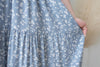( 防皺棉/ 特別點點印花) Babybreath 天空藍白色影子點點花傘裙, Dress/ DS9472