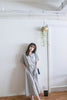 Light Grey 防皺輕便淺灰口袋束腰連身裙, Dress/ DS9470
