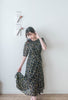 Lavender Branches 薰衣草枝傘魚尾雪紡連身裙, Dress/ DS9508