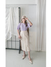 (質地超好) Floral Print 寬鬆oversize線條花花, Tee/ TP9008 （navy sold out)