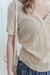 Wrap Knit Top 日常優雅針織綁帶上衣/ TP9174