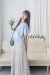 Collar Ease Tee 不經意的氣質短袖上衣/ TP9175