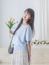 Collar Ease Tee 不經意的氣質短袖上衣/ TP9175