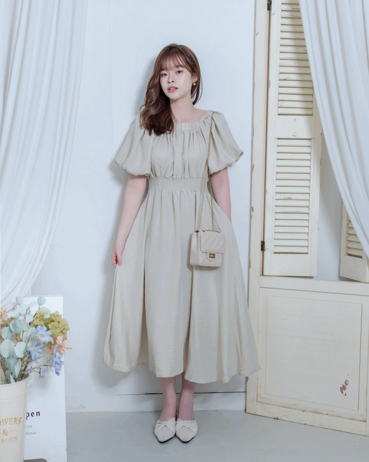 French Dress 法式前後兩穿修身腰封連身裙/ DS1126 (Pre-order 5月28截單)