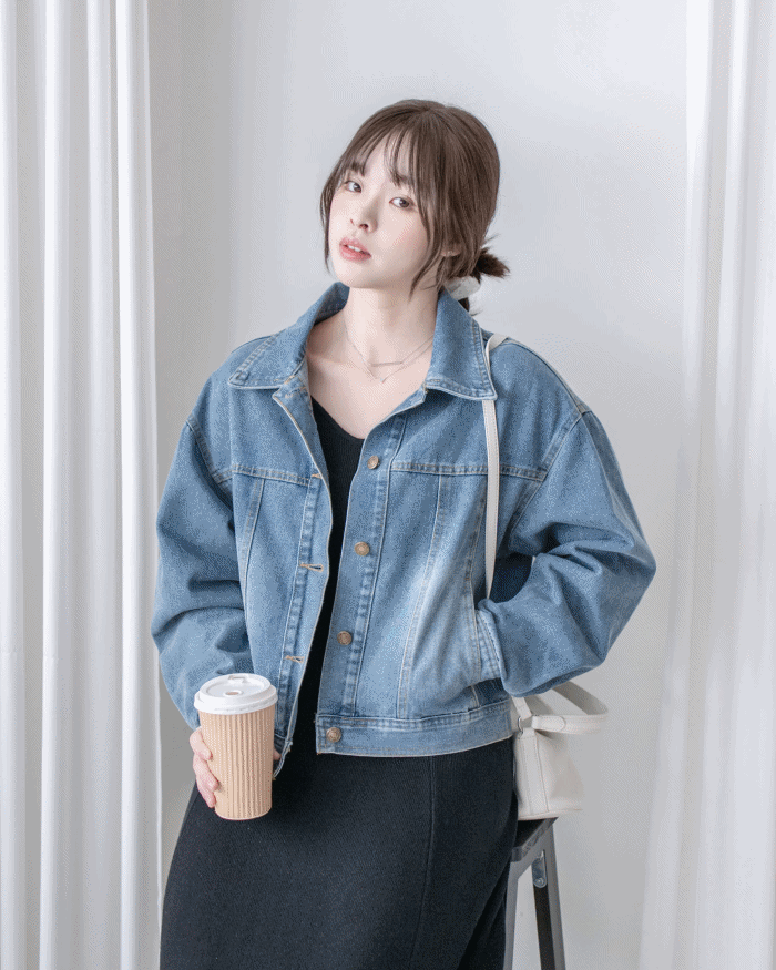 Denim Jacket 簡約隨性牛仔外套 / JK8129 – INTENT style collection