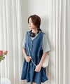 （現貨售完即止款）Denim Vest, Dress/ DS9638