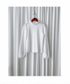 Ruffle Collar Blouse 白色木耳邊領口上衣/ TP9123
