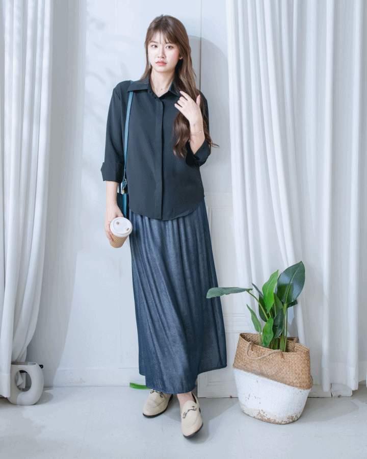 Wrap Skirt Set 俐落包式穿著修身兩件套/ SE8125