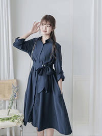 Trench Dress & Outer 風衣設計側蝴蝶設計口袋連身裙或外套/ DS9992