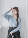 V Collar Knit 雙面V領顯瘦微修腰針織衫/ TP9191