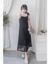 Vest Lace Dress 修身顯瘦蕾絲方領背心裙/ DS9946 (pre-order white)