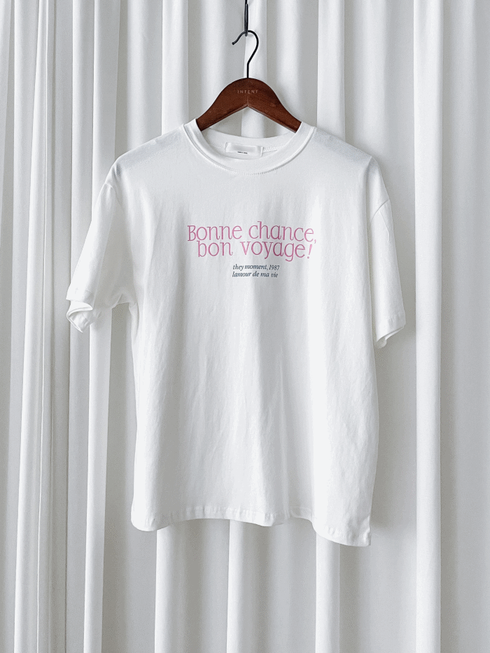 Blessing Tee 法式字句TEE/ TP9156 – INTENT style collection