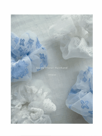 Embroidery Starry Floral Hairband/ HA8126