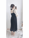 Shirt Vest OPS 領前後兩穿微光澤雪紡彈性舒適魚尾裙/ DS9996 (pre-order 10月9截單)