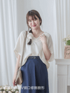 V Neck 顯瘦前後開V領線料長針織 Knit / TP9145 (pre-order white)