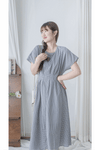 [超熱賣款式 限時加開訂貨✨］Daily Audrey Dress 輕優雅低調小格子後橡筋連身裙 / DS9951（pre-order 10月9截單)