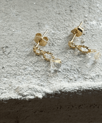 Infinity Crystal cube, Earrings/ ER832
