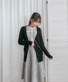 Thin Knit 溫柔百搭雙口袋薄針織中長外套, Cardigan / CD8121