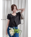 Victoria Blouse 多邊領口疊式衣身上衣/ TP9040