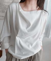 !穿上氣質! Collar 垂領口實色雪紡上衣, Blouse/ BU9000 (orchid sold out)