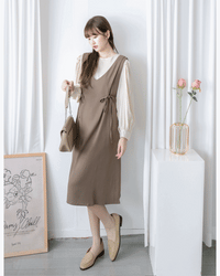 V Vest Set V領背心洋裝內搭上衣套裝 / SE8094 (pre-order 11月24截單)