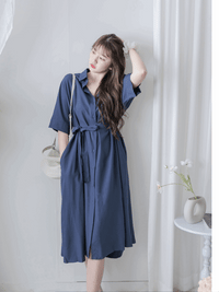 Navy Dress 隨性深藍日常口袋連身裙/ DS9980 (pre-order 8月25截單)