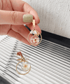 Dry Floral Pearl, Drop Earrings/ ER8323