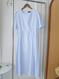 Blue Stripe Dress  法式格調條紋連身裙/ DS9976