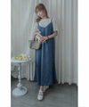 （限量現貨) Dot Marble, Dress 午夜藍雲石飄逸背心裙/ DS9647