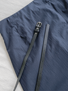 Navy Belt 腰帶裝飾輕身日常後開叉 Skirt/ SK8884