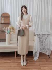 Vest Dress 剪裁剛好修身不貼背心裙/ DS9828 (pre-order  3月5截單)