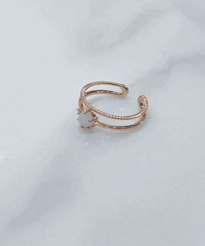 Vintage Silver Braids Ring (Free size) / RN8015