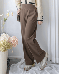 ✨全彈性 Straight Pants 百搭顯瘦高腰西褲/ PT8472