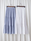 Flowing Cotton Skirt 全橡筋腰舒適飄逸傘裙/ SK8907 (pre-order white 9月7日截單)