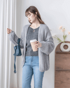 Knit Cardigan 百搭垂感織紋輕便外套/ CD8153