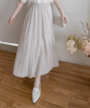 (百搭修腰微傘款式)  全橡筋百搭紋理傘形長裙, Skirt/ PT8426 (black sold out)