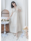 Daisy Lace Dress 夏日鑲空通花連裡布連身裙/ DS9914